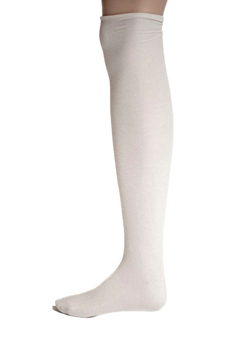 18th Century Cotton Stockings in white