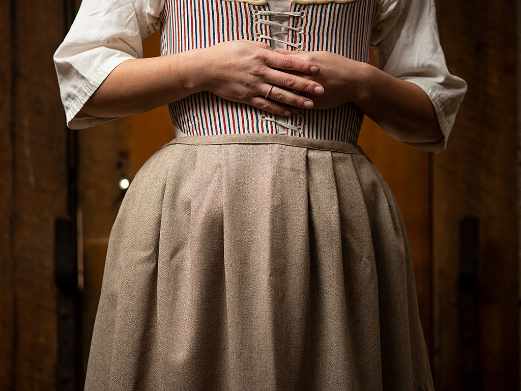 Camel-Colored Wool Petticoat