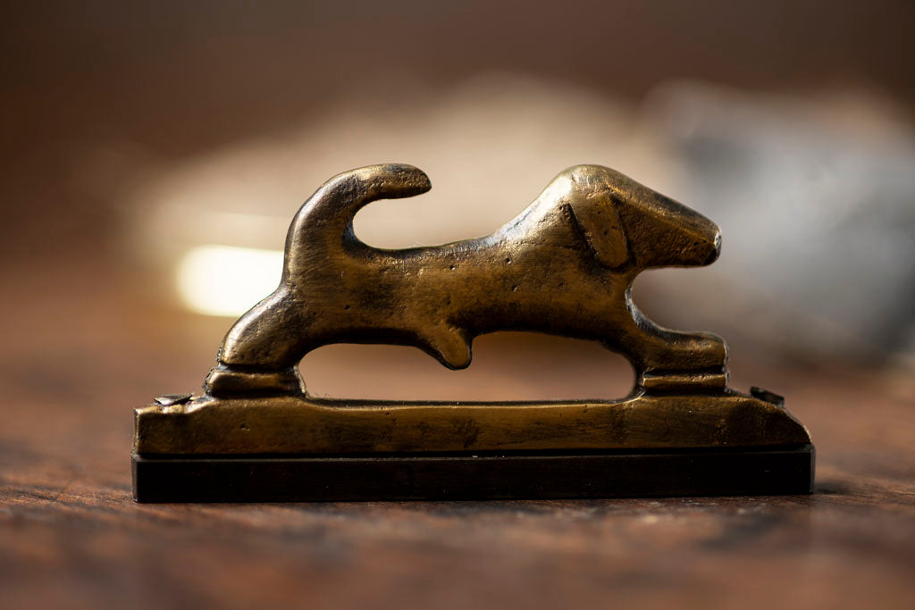 Dog Shaped Steel Striker for Fire Starting from Samson Historical