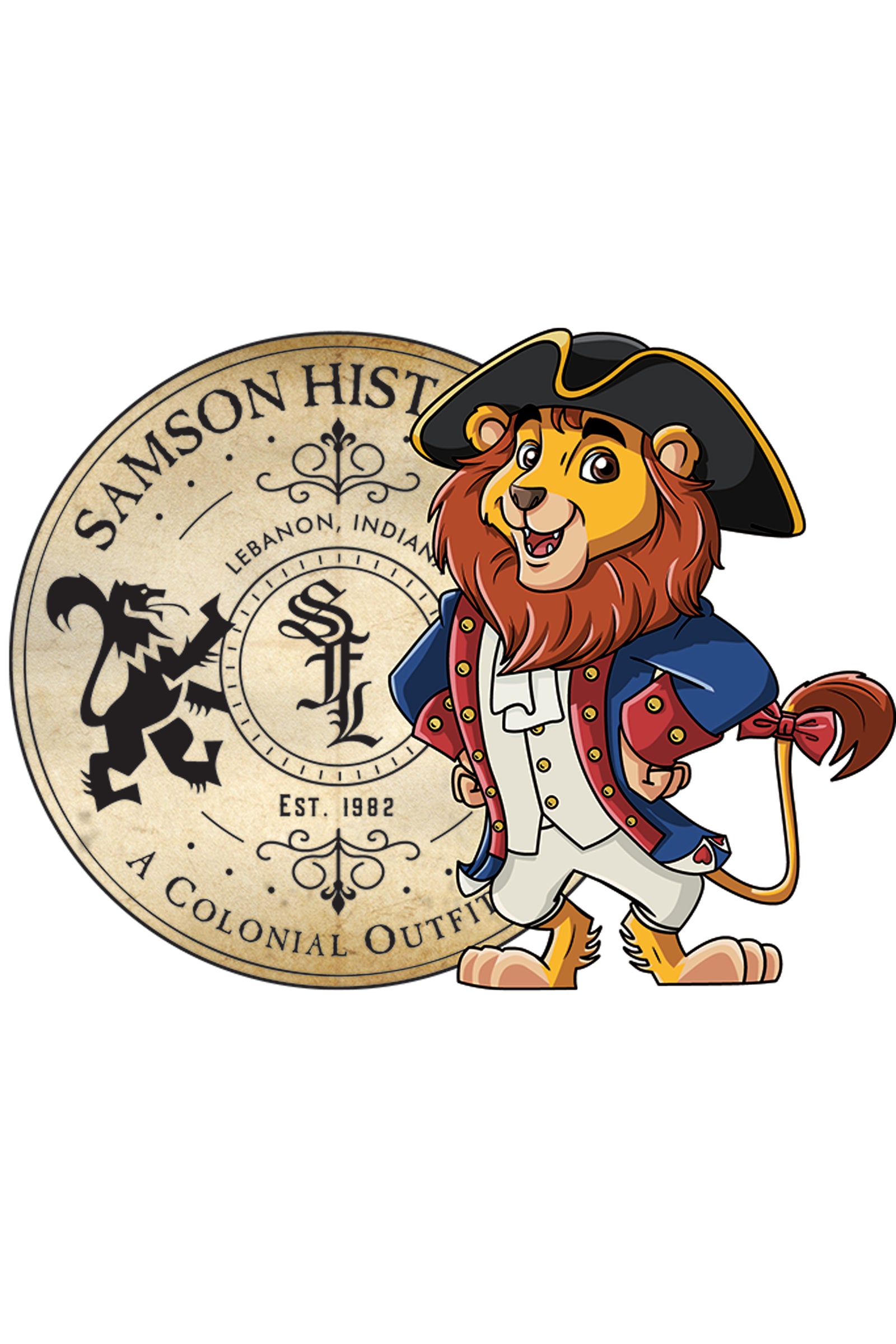 Autocollants Georges les Lions