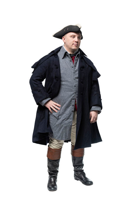 18th Century Greatcoat in Navy