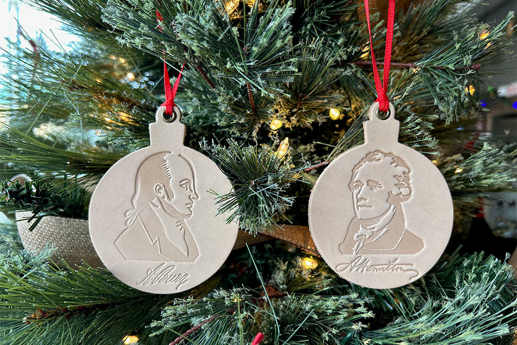 Hamilton &amp; Burr Leather Ornaments