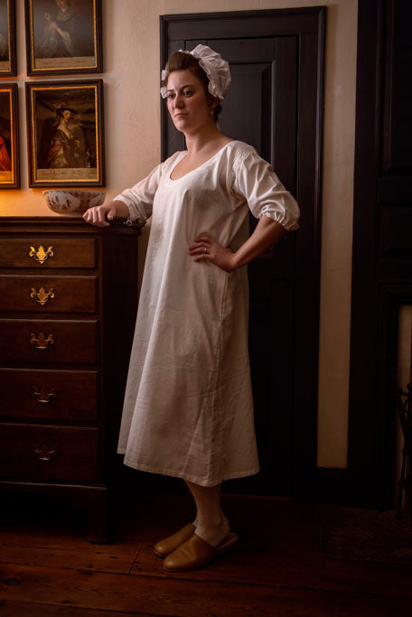 18th Century Linen Cotton Shift from Samson Historical