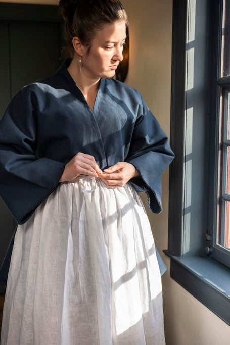 Linen Half Apron - Samson Historical