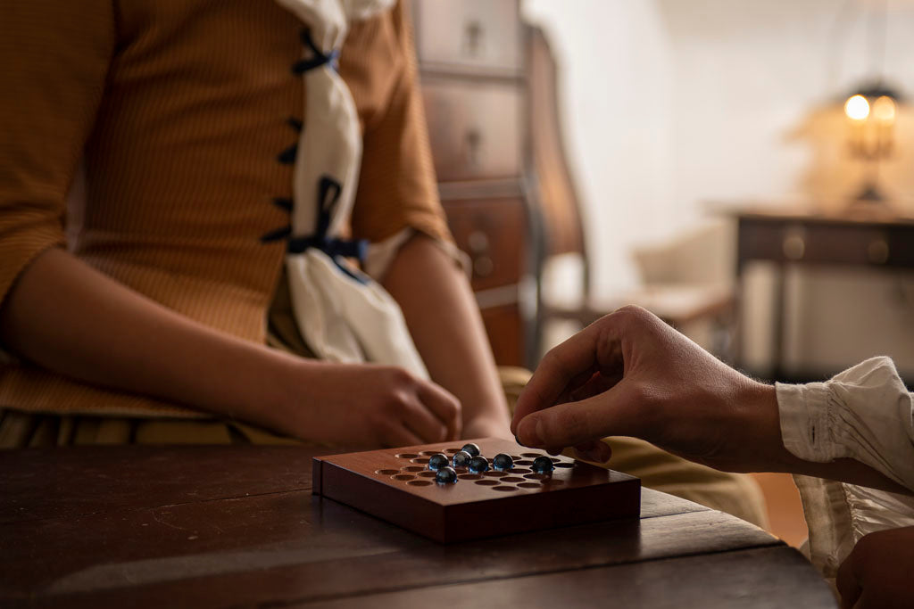 18th Century Marble Solitaire Game from Samson Historical