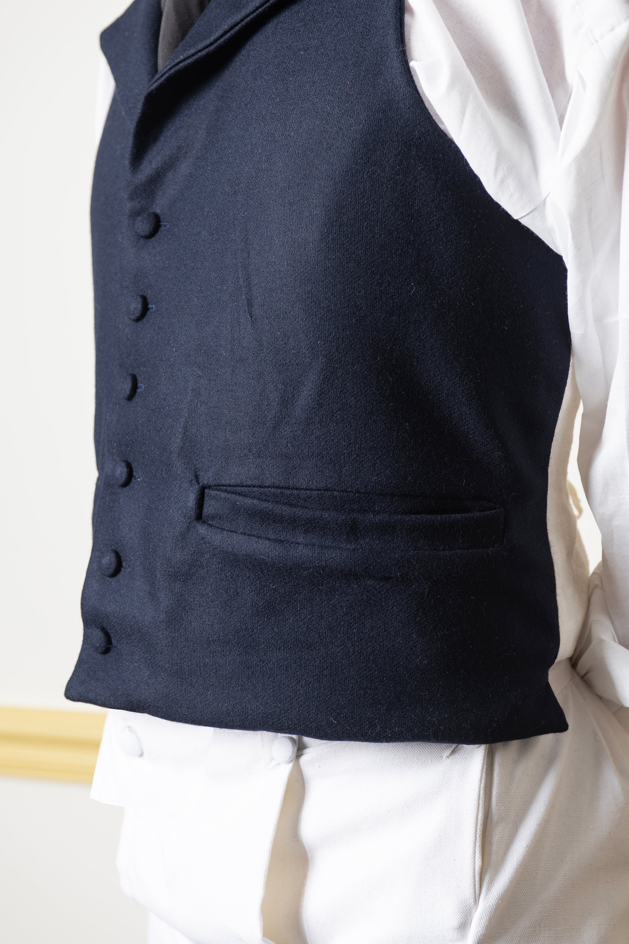 Regency Wool Waistcoat | Single Breasted