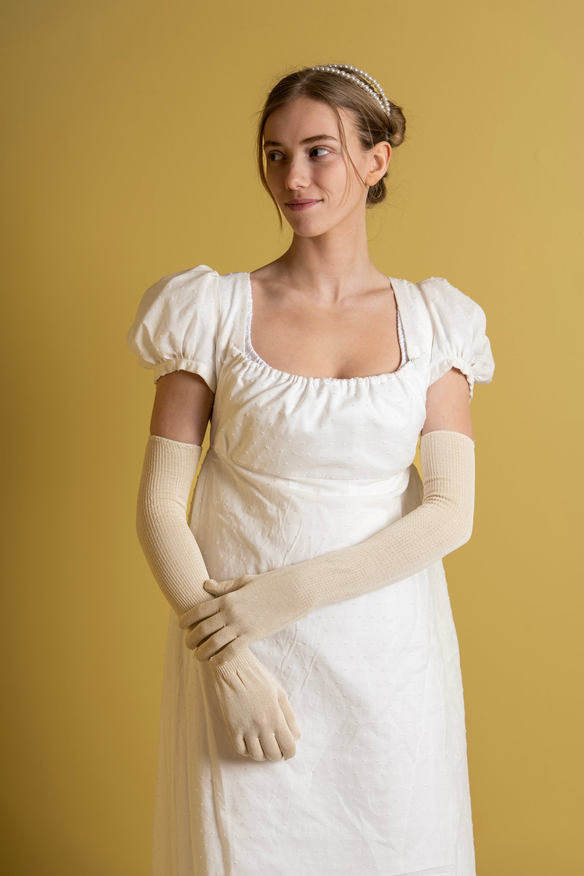 white regency dress Moonlight Amber Fairy Court Sugarplum Store Floor Length Regency Curtain Dress Historical
