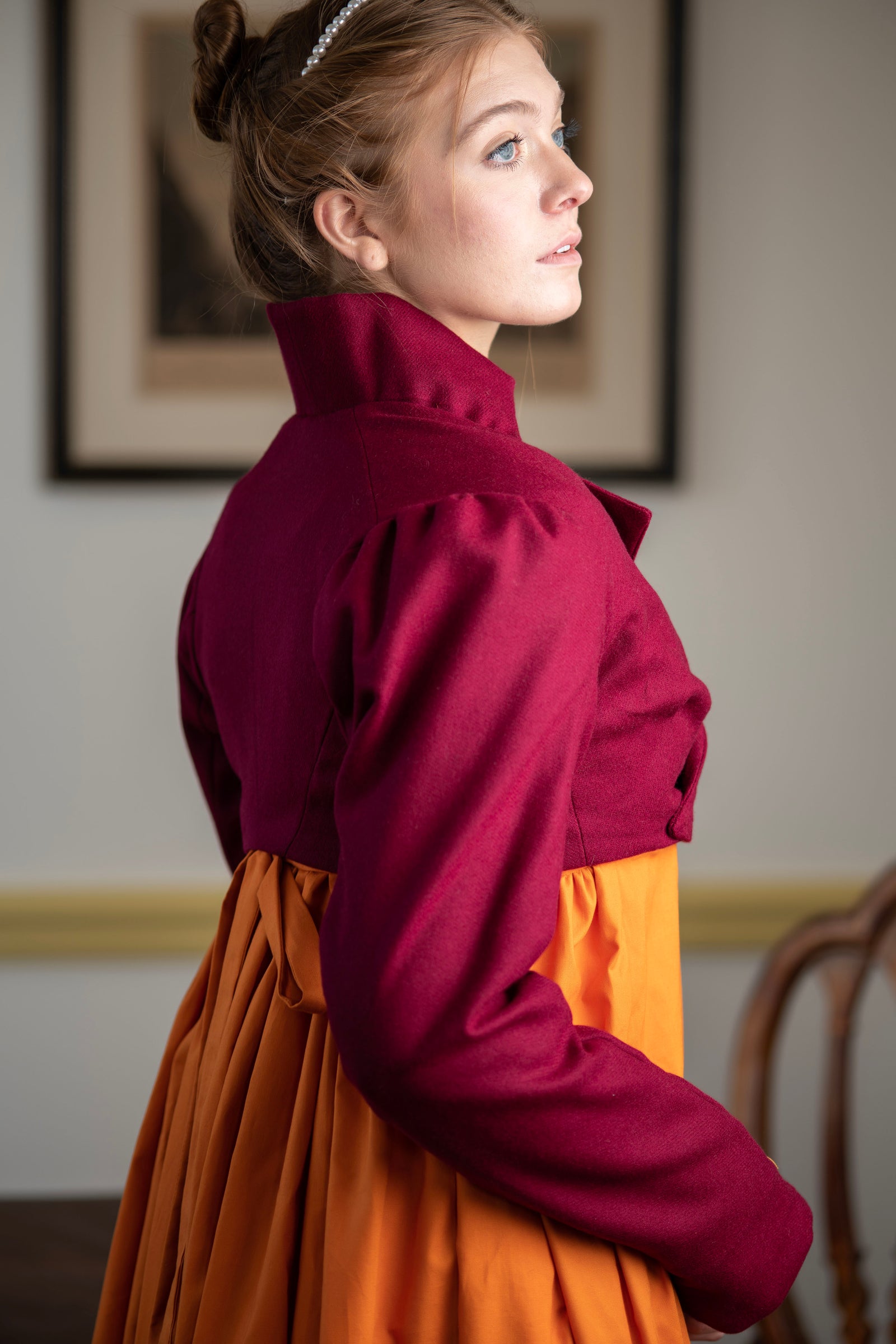 Col montant en laine Spencer | Régence