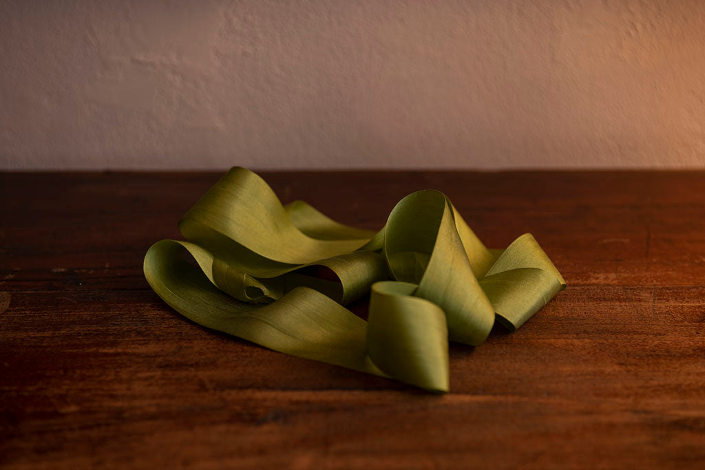 Green Silk Ribbon