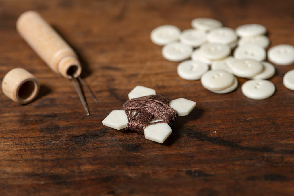 18th Century Bone Thread Winders from Samson Historical