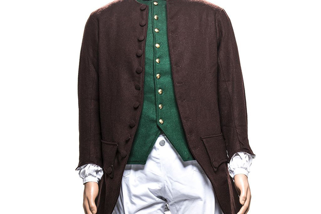 Brown Wool 1770&#39;s Civilian Coat from Samson Historical