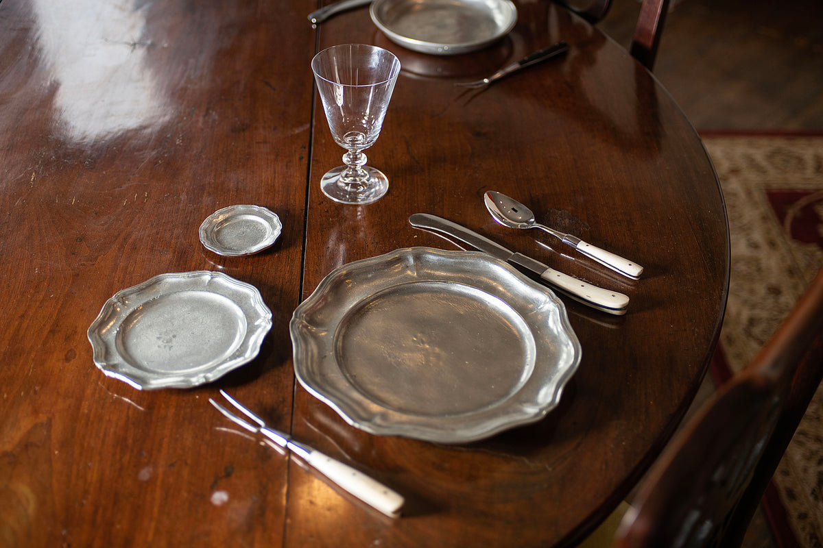 Queen Anne Pewter Dinner Plate