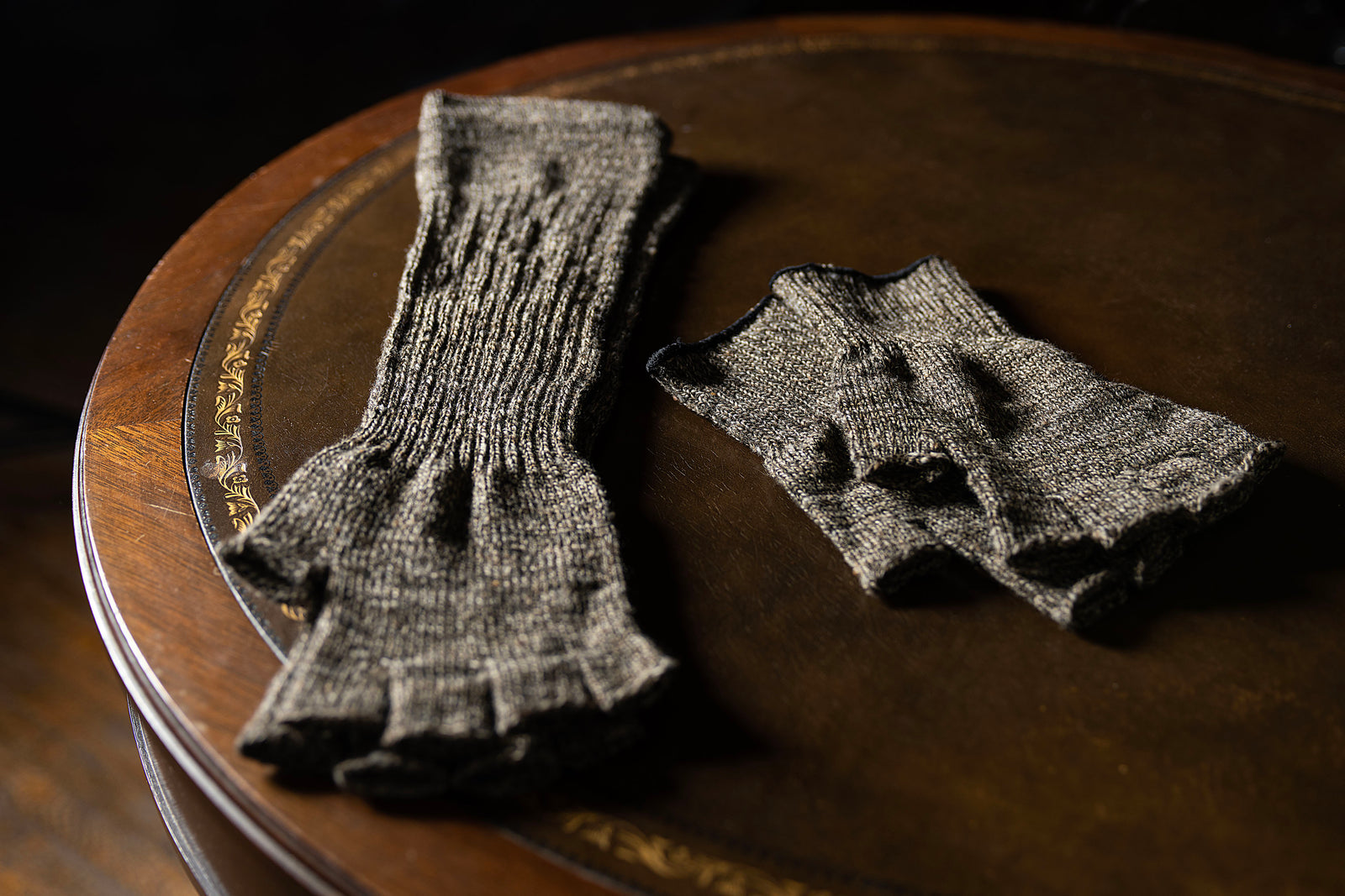 Gants longs sans doigts